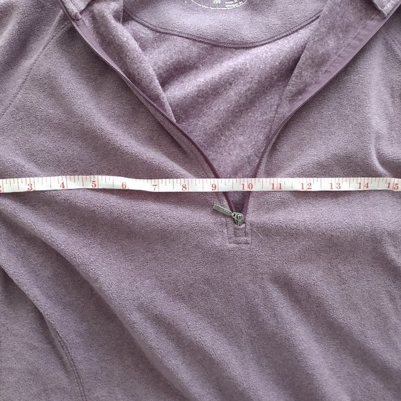Purple Polar Fleece Pullover M - Picture 4 of 6